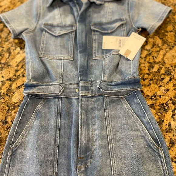 Good American Denim FIT FOR SUCCESS JUMPSUIT size S - Picture 3 of 5